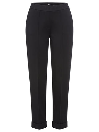 Olsen Casual Pull-On Trousers Black Lisa Straight