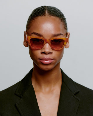 A. Kjærbede Sunglasses Burnt Amber Kaws - MMJs Fashion