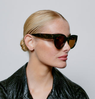 A. Kjærbede Sunglasses Green Marble Transparent Lilly - MMJs Fashion