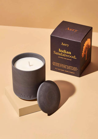Aery Indian Sandalwood Scented Candle - MMJs Fashion