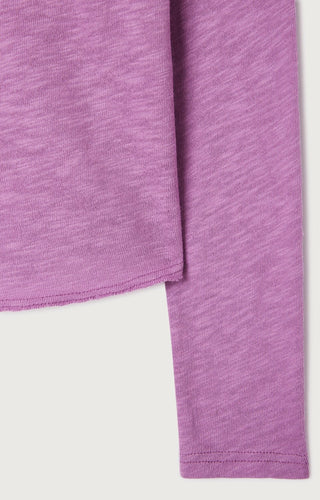 American Vintage Long Sleeve Top in Purple Sonoma - MMJs Fashion