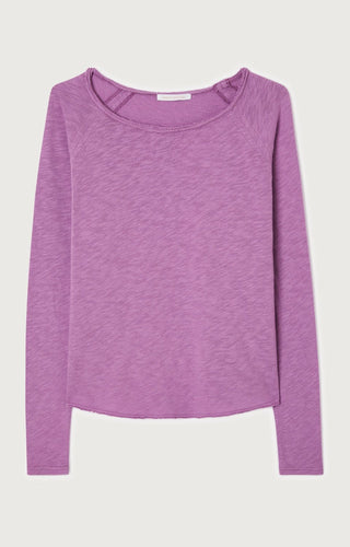 American Vintage Long Sleeve Top in Purple Sonoma - MMJs Fashion