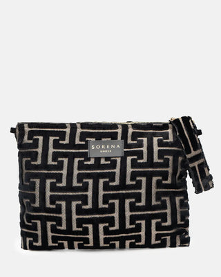 Sorena Andro Clutch Bag Black