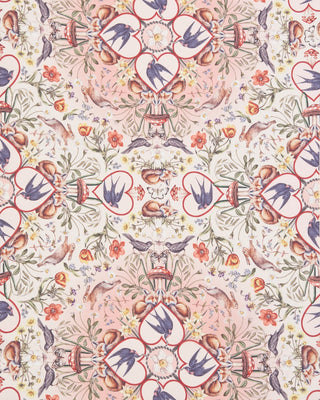 Fable England Folksy Fox Silky Scarf Pink