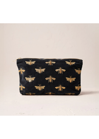 Elizabeth Scarlett Honey Bee Everyday Pouch Charcoal