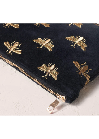 Elizabeth Scarlett Honey Bee Everyday Pouch Charcoal