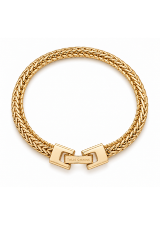 Talis Chains Braided Mesh Bracelet Gold