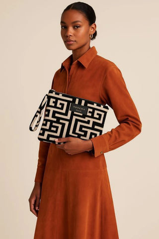 Sorena Domna Clutch Bag Black
