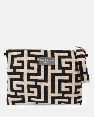 Sorena Domna Clutch Bag Black