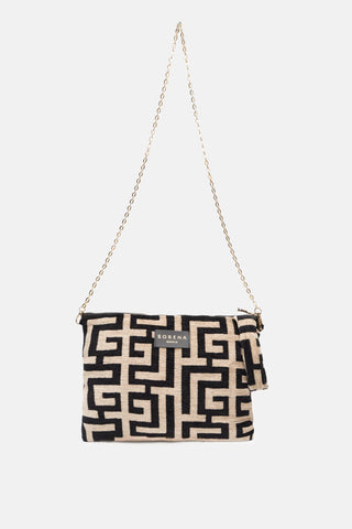 Sorena Domna Clutch Bag Black