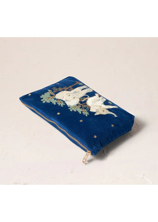 Elizabeth Scarlett Baby Elephant Conservation Everyday Pouch Cobalt - MMJs Fashion