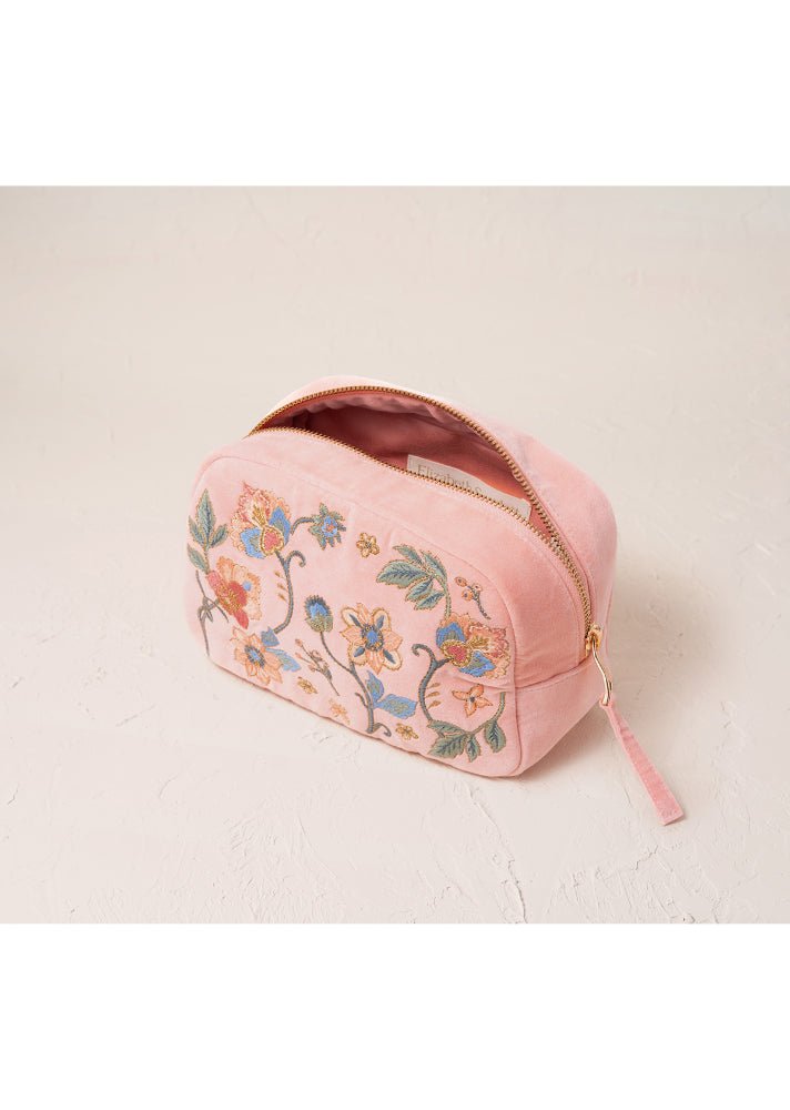 Elizabeth Scarlett Botanical Garden Makeup Bag Pale Pink – MMJs