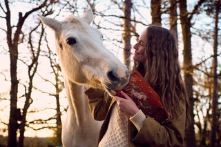 Elizabeth Scarlett Celestial Wild Horses Everyday Pouch Terracotta - MMJs Fashion