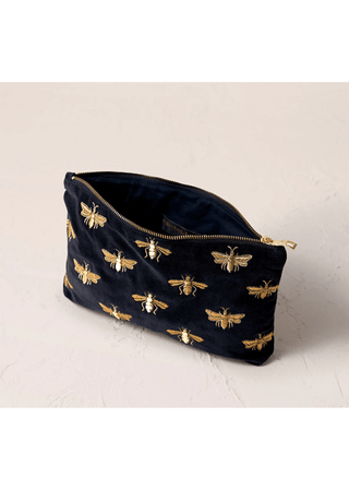 Elizabeth Scarlett Honey Bee Everyday Pouch Charcoal - MMJs Fashion