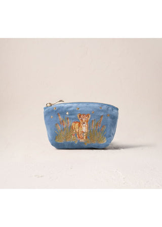 Elizabeth Scarlett Lion Pride Coin Purse Dusky Blue - MMJs Fashion