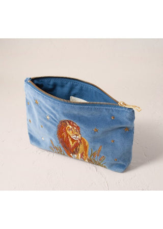 Elizabeth Scarlett Lion Pride Mini Pouch Dusky Blue - MMJs Fashion