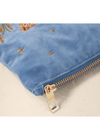 Elizabeth Scarlett Lion Pride Mini Pouch Dusky Blue - MMJs Fashion