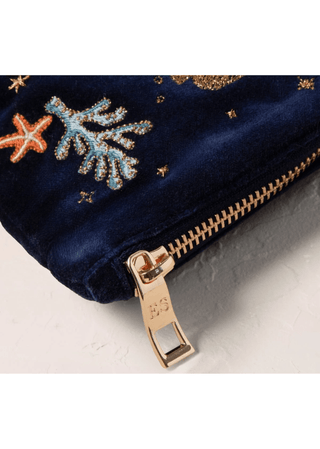 Elizabeth Scarlett Marine Paradise Everyday Pouch Navy - MMJs Fashion
