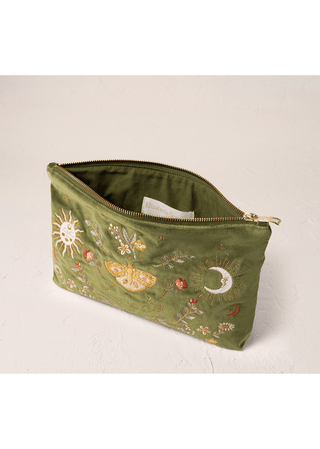 Elizabeth Scarlett Midnight Mysticism Everyday Pouch Fern Green - MMJs Fashion