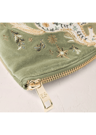 Elizabeth Scarlett Mystical Horse Coin Purse Olive - MMJs Fashion