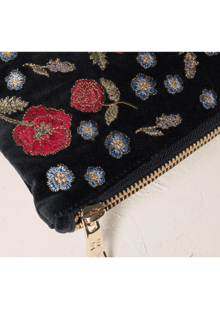 Elizabeth Scarlett Poppy Meadow Everyday Pouch Charcoal - MMJs Fashion