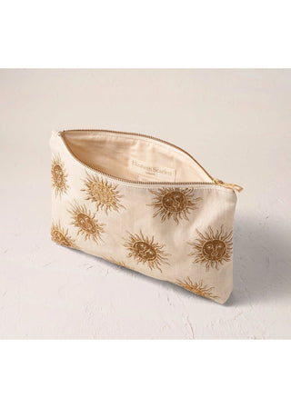 Elizabeth Scarlett Sun Goddess Canvas Everyday Pouch Ivory - MMJs Fashion