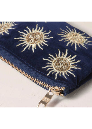 Elizabeth Scarlett Sun Goddess Coin Purse Navy - MMJs Fashion