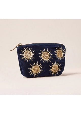 Elizabeth Scarlett Sun Goddess Coin Purse Navy - MMJs Fashion