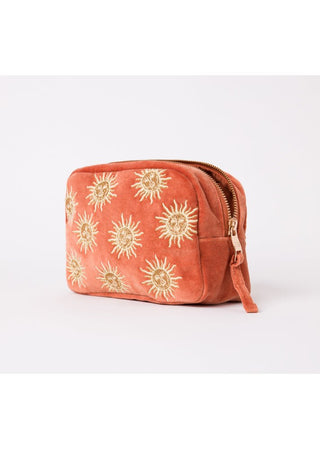 Elizabeth Scarlett Sun Goddess Makeup Bag Rust - MMJs Fashion