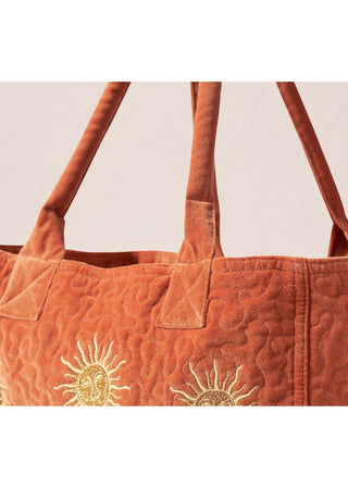 Elizabeth Scarlett Sun Goddess Overnight Bag Rust - MMJs Fashion