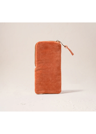 Elizabeth Scarlett Sun Goddess Glasses Case Rust Orange