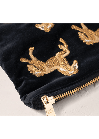 Elizabeth Scarlett Wild Horses Everyday Pouch Charcoal - MMJs Fashion