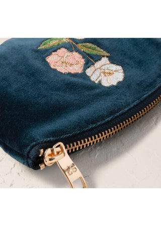 Elizabeth Scarlett Wild Rose Coin Purse Ink Blue - MMJs Fashion