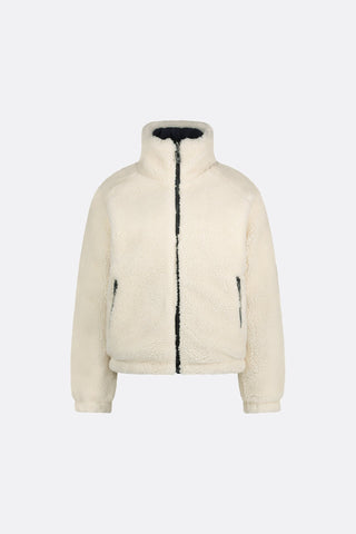 Fabienne Chapot Reversible Jacket Navy Blue Ivory Meggy - MMJs Fashion