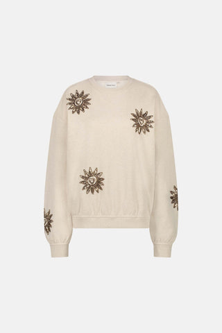 Fabienne Chapot Sequin Sun Jumper Ivory Gold Terry - MMJs Fashion