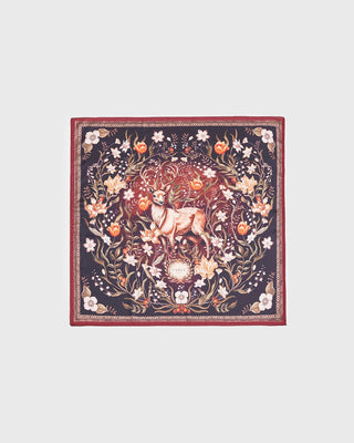 Fable England Aurora Tales Square Scarf Peach - MMJs Fashion