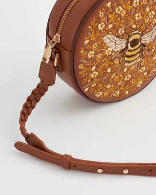 Fable England Bumble Bee Circle Bag Tan - MMJs Fashion