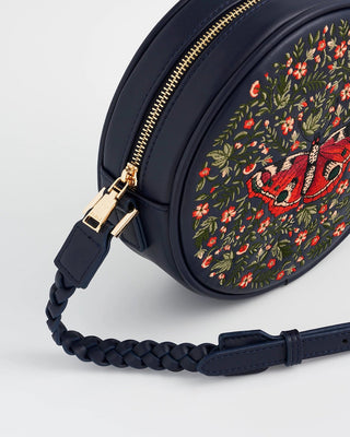 Fable England Butterfly Circle Bag Navy Chloe - MMJs Fashion
