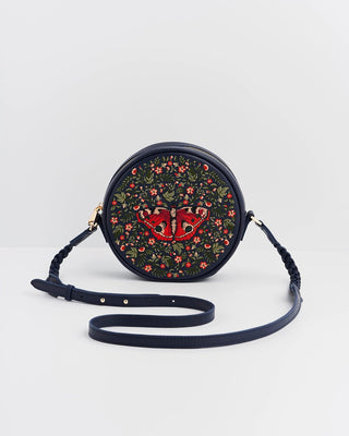 Fable England Butterfly Circle Bag Navy Chloe - MMJs Fashion