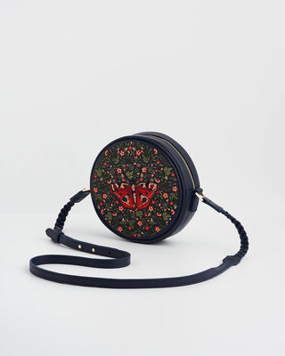 Fable England Butterfly Circle Bag Navy Chloe - MMJs Fashion