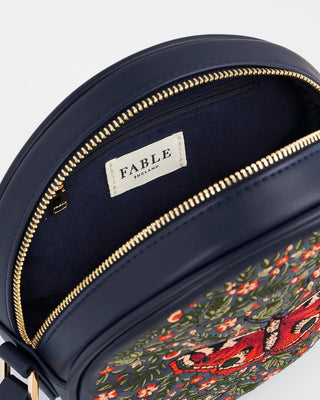 Fable England Butterfly Circle Bag Navy Chloe - MMJs Fashion