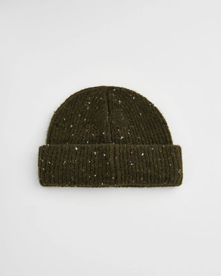 Fable England Donegal Beanie Hat Green - MMJs Fashion