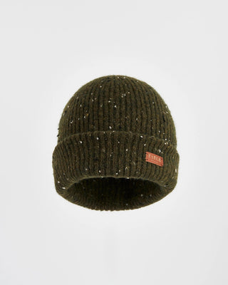 Fable England Donegal Beanie Hat Green - MMJs Fashion
