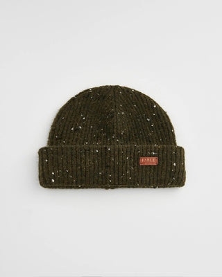 Fable England Donegal Beanie Hat Green - MMJs Fashion