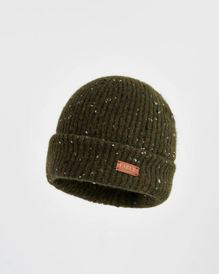Fable England Donegal Beanie Hat Green - MMJs Fashion