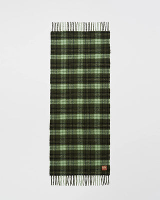Fable England Plaid Boucle Scarf Green - MMJs Fashion