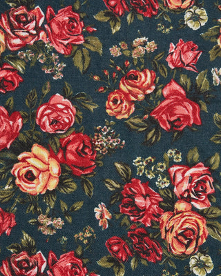 Fable England Roses Pashmina Scarf Teal - MMJs Fashion