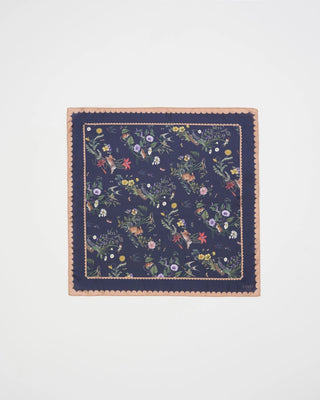 Fable England Running Bunny Toile Square Scarf Blue - MMJs Fashion