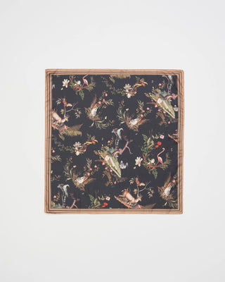 Fable England Wonderland Toile Square Scarf Black - MMJs Fashion