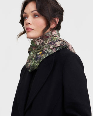 Fable England Woodland Tales Scarf Green - MMJs Fashion